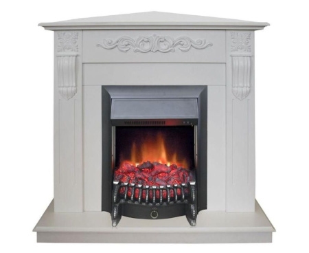 Камин RealFlame Dominica Corner WT с Fobos s Lux BL