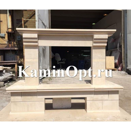 Камин Madeira Daniella Rosso дер. б. пристенный