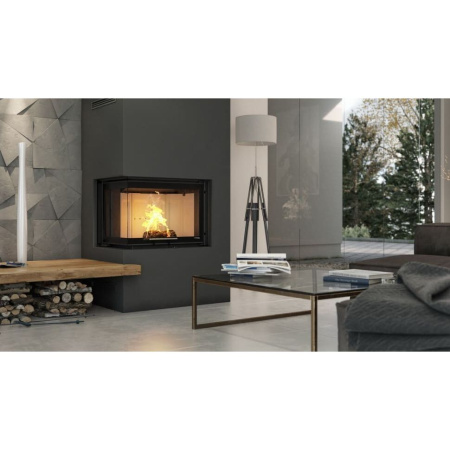 Топка DEFRO HOME INTRA SM BP MINI G 10 кВт 699/478/443мм угловое стекло справа гильотина