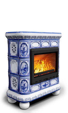 Печь-камин КимрПечъ Медальон Пристенный - Голландия