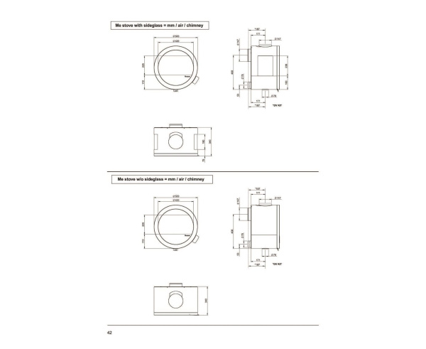 Печь камин Nordpeis Me Ceiling