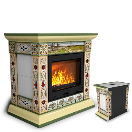 Печь камин КимрПечь Билибин Пристенный Осень