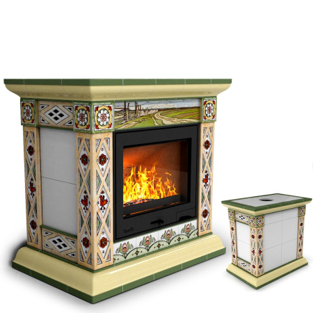 Печь камин КимрПечь Билибин Центральный Осень