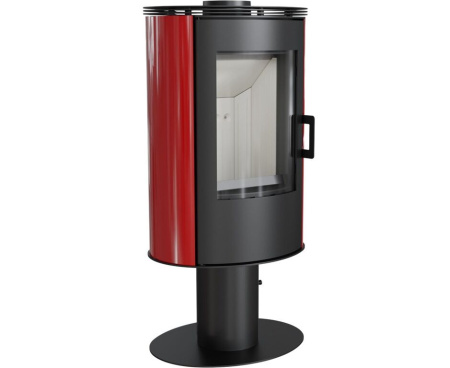 Печь Kratki KOZA AB/S/N/KAFEL кафель красный