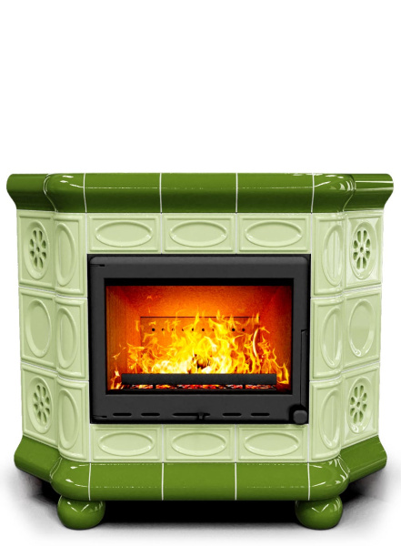 Печь камин КимрПечь Медальон Угловой Олива