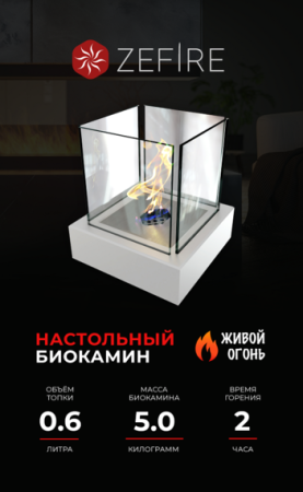 БИОКАМИН ZeFire QUANT METALL БИОКАМИН ZeFire QUANT METALL