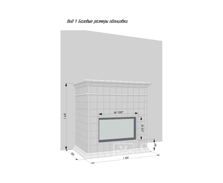 Камин Ceramica Универсал Арктика