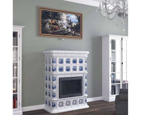 Камин Ceramica Голландия Сюжетная роспись