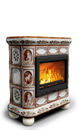 Печь камин КимрПечь Медальон Пристенный Модерн Печь камин КимрПечь Медальон Пристенный Модерн