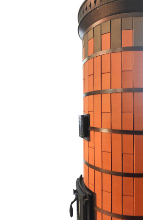 Печь КДМ Сударыня в кирпичной облицовке Керма