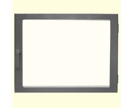 Печная дверь ДК690-1С сталь термостойкое стекло Печная дверь ДК690-1С сталь термостойкое стекло