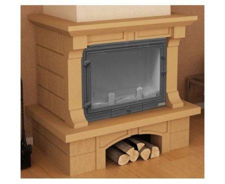 Камин Мета Лира 700 кантри с топкой Промо 700