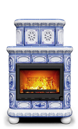 Печь камин КимрПечь Медальон Центральный Двухъярусный Голландия