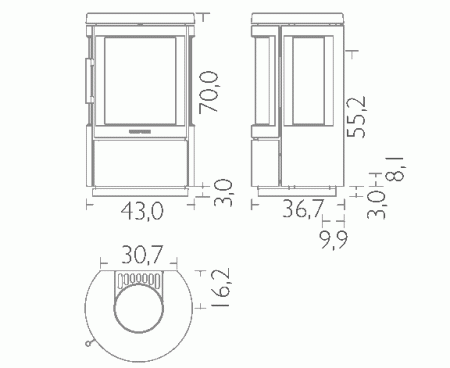 Печь HWAM 2620с Печь HWAM 2620с