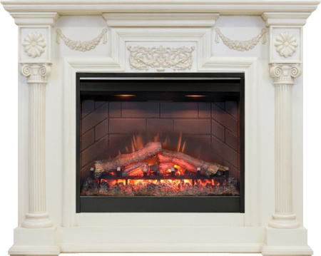 Каминокомплект London - Слоновая кость с очагом Symphony 26'' DF2608-INT