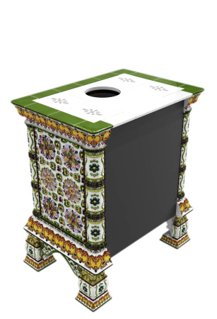 Печь камин КимрПечь Кострома Пристенный Август Печь камин КимрПечь Кострома Пристенный Август