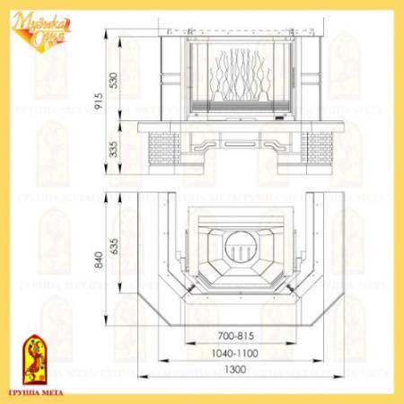 Облицовка Мета Гармония 700/850 Облицовка Мета Гармония 700/850