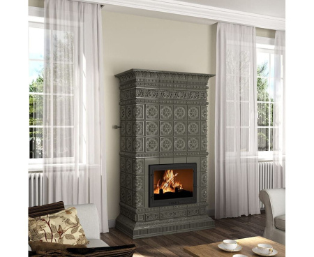 Камин Ceramica Дорф Серый графит