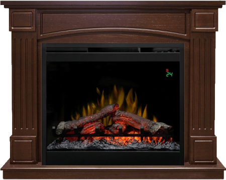 Каминокомплект Boston - Темный дуб с очагом Symphony 26'' DF2624L-INT