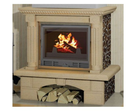 Камин Мета Муза 600 с топкой Аврора 600