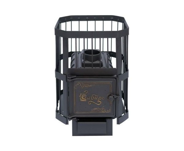 Печь НМК Сибирь-15 ЧТД короткая чугунная