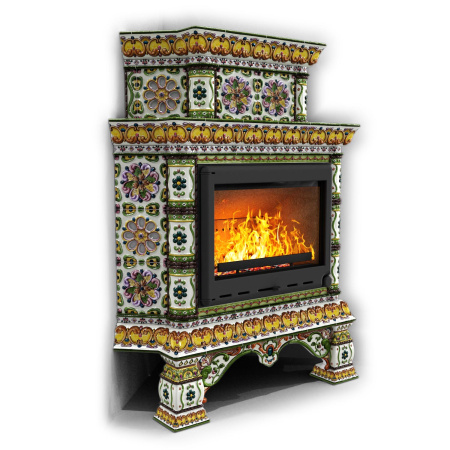 Печь камин КимрПечь Кострома Угловой Двухъярусный Август