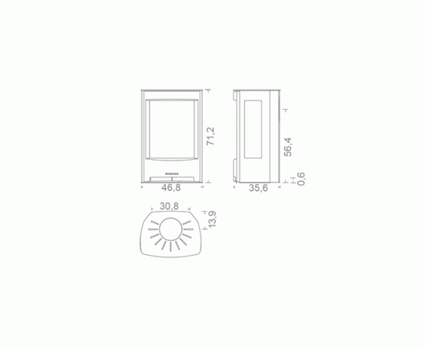 Печь WIKING Miro 1