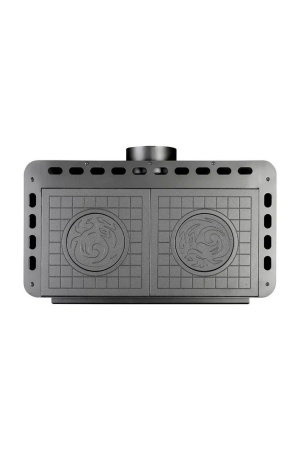 Печь ЭкоКамин Бавария Эко с плитой две конфорки