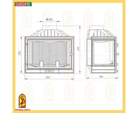 Топка Мета Промо 715Л