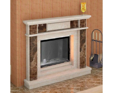 Камин Мета Валенсия 800 с топкой Камилла 800П