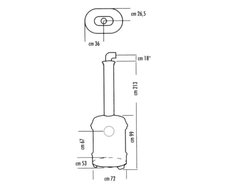Печь-камин Sergio Leoni Matilde Di Canossa,цвет L6, honey
