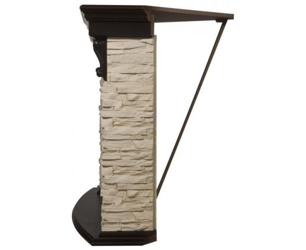 Камин Electrolux Torre (сл.кость/темный дуб) с EFP/P-1020LS угловой