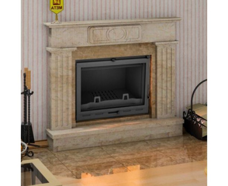 Камин Мета Амстердам 700 с топкой Оптима 701Ш АКВА