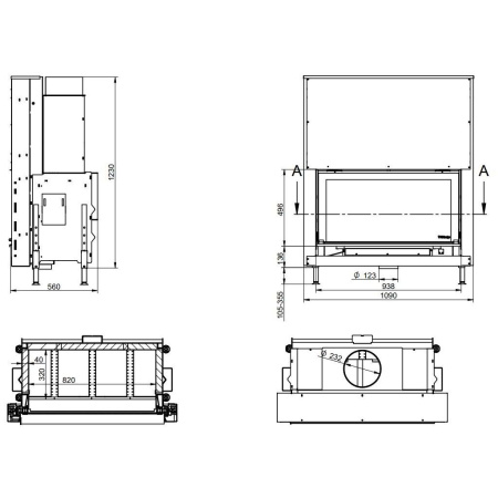 Топка KFD Linea H 1050 4.0
