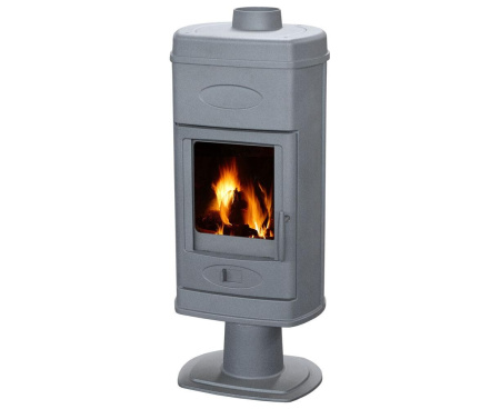 Печь-камин Plamen HANA серая
