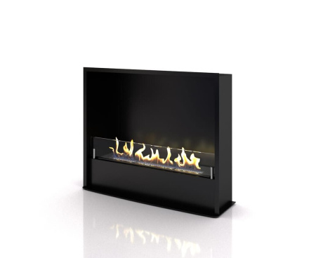 Биокамин Firezo Pierre luxe Угловой белый сланец белый