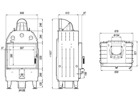 Топка Defro Home Intra SM