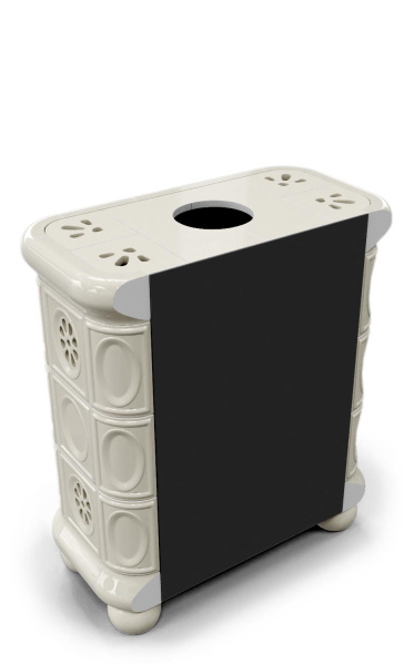 Печь камин КимрПечь Медальон Пристенный Ваниль