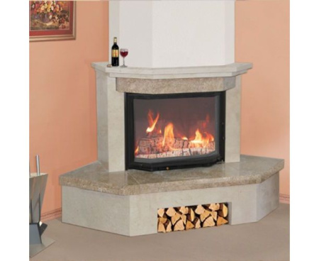 Камин Мета Андорра 700 с топкой Призма 700П угловой Камин Мета Андорра 700 с топкой Призма 700П угловой