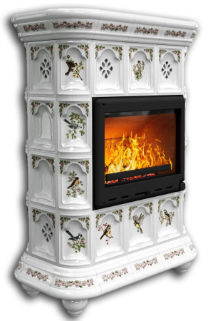 Печь камин КимрПечь Истра Центральный Птицы с топкой Ладья 600