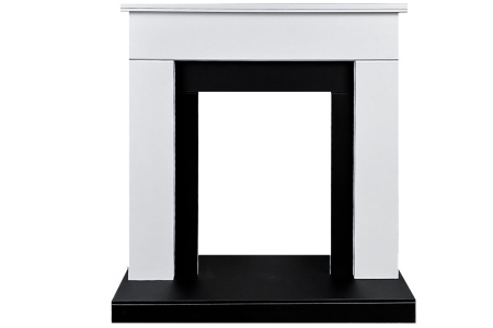 Портал Royal Flame Bergen (Разборный) - Белый с черным (Ширина 900 мм)