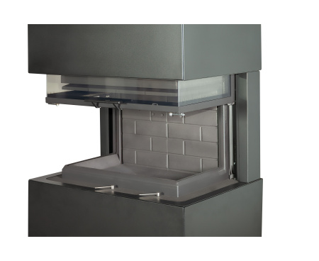 Камин Экокамин РОДОС 800 белый шамот