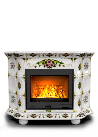 Печь камин КимрПечь Прованс Угловой Лето с топкой Ладья 600