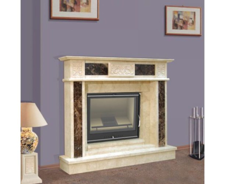 Камин Мета Вена 800 с топкой Эльба АКВА 800Ш