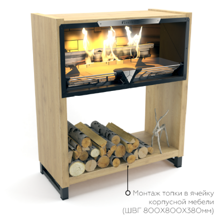 Электрокамин FEUERBACH Type-800