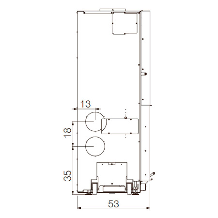 Топка EdilKamin WINDO 90 N, NERO