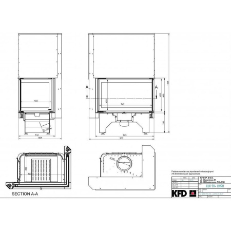 Топка KFD ECO iLux 90 LH