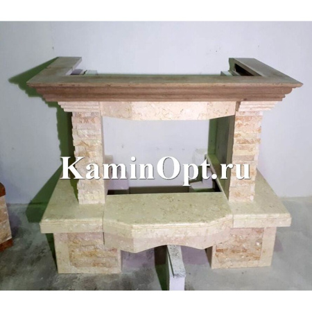 Камин Madeira Adela Rosso дер. б. угловой Камин Madeira Adela Rosso дер. б. угловой