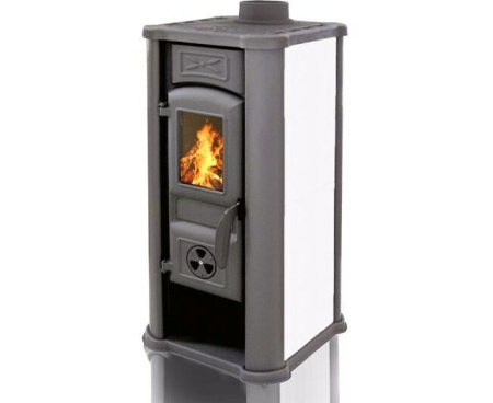 Печь Tim Sistem Diana ceramic белая