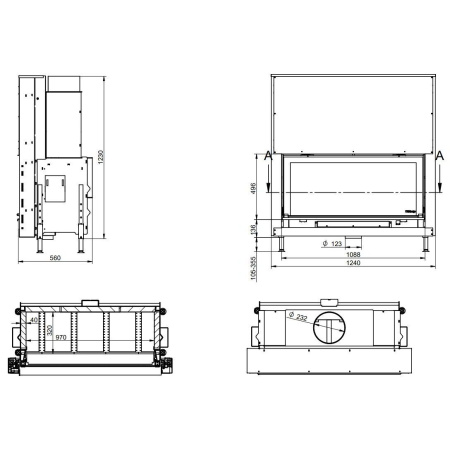 Топка KFD Linea H 1180 4.0 Топка KFD Linea H 1180 4.0